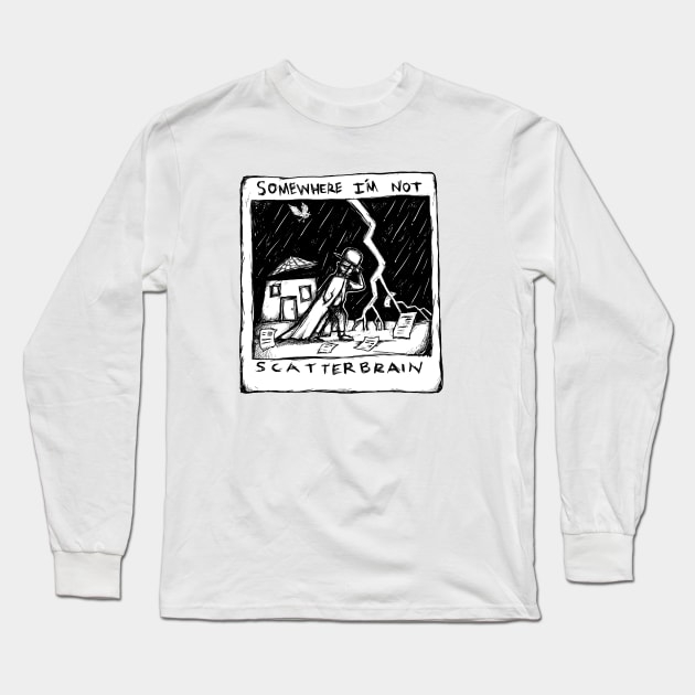 Scatterbrain - Radiohead - Illustrated Lyrics Long Sleeve T-Shirt by bangart